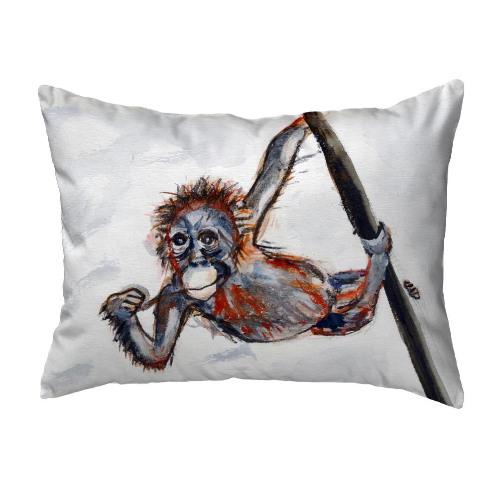 Betsy's Monkey No Cord Pillow 16x20
