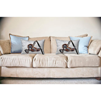 Betsy's Monkey No Cord Pillow 16x20