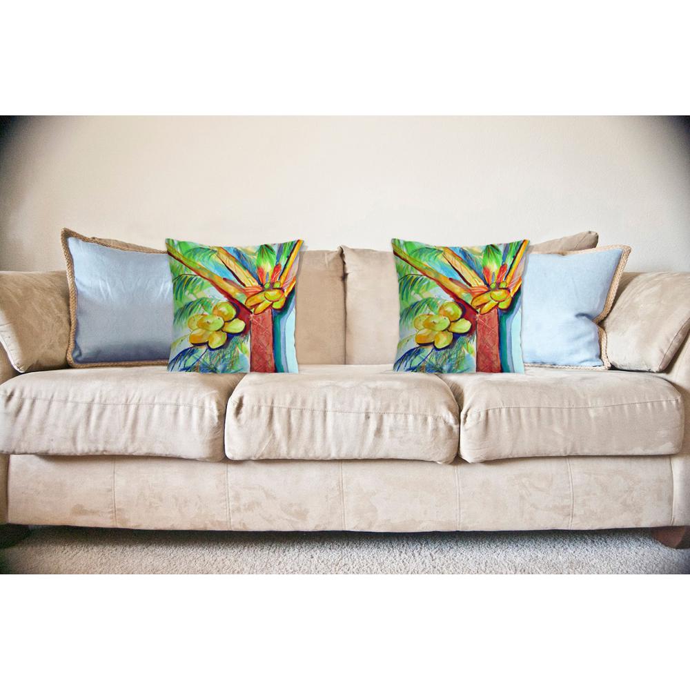 Cocoa Nut Tree No Cord Pillow 18x18
