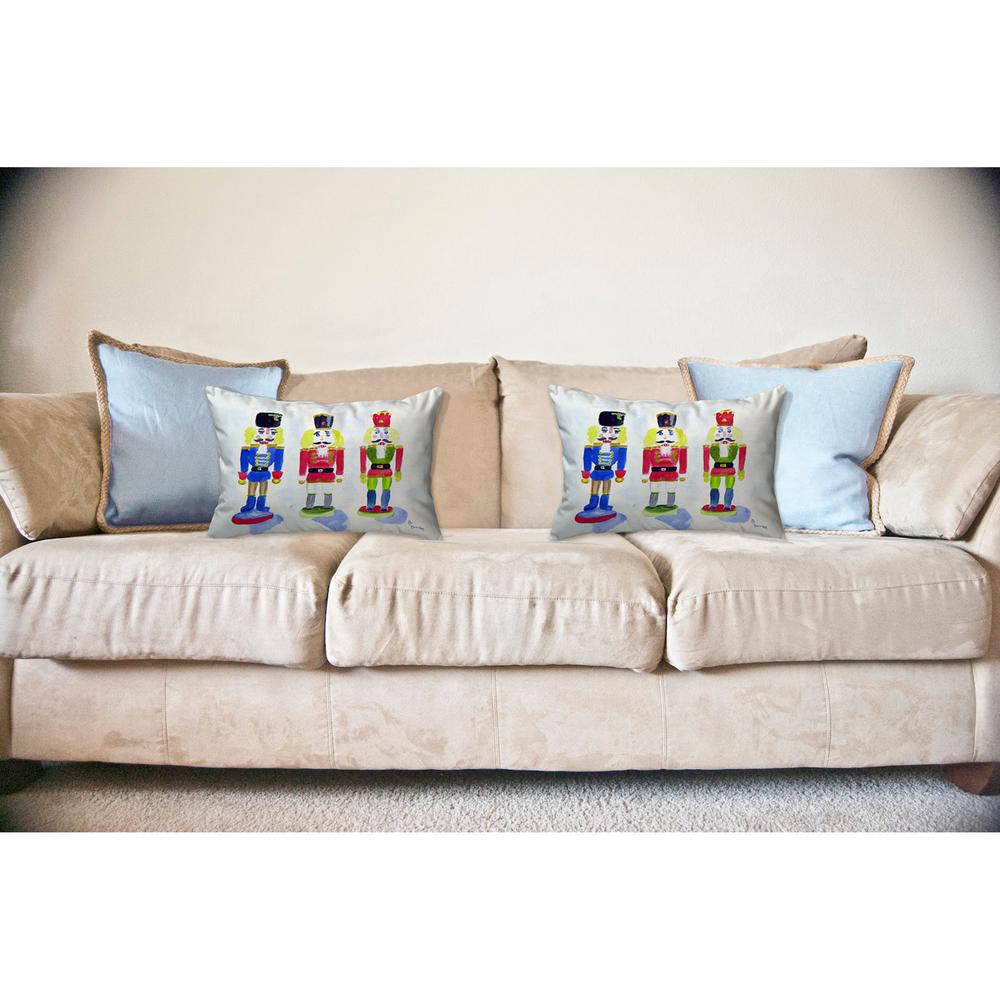 Nut Crackers No Cord Pillow 16x20