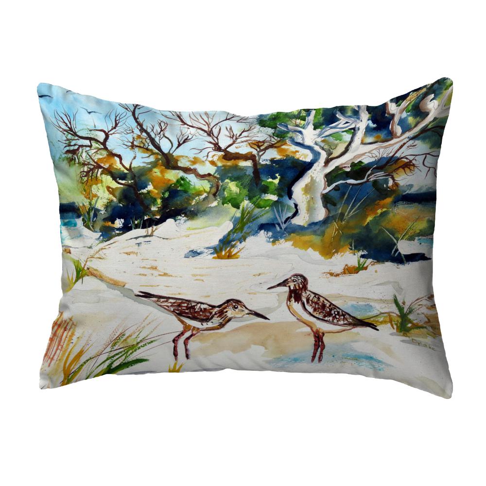 Tree & Beach No Cord Pillow 16x20