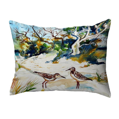 Tree & Beach No Cord Pillow 16x20