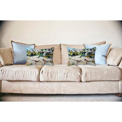 Tree & Beach No Cord Pillow 16x20