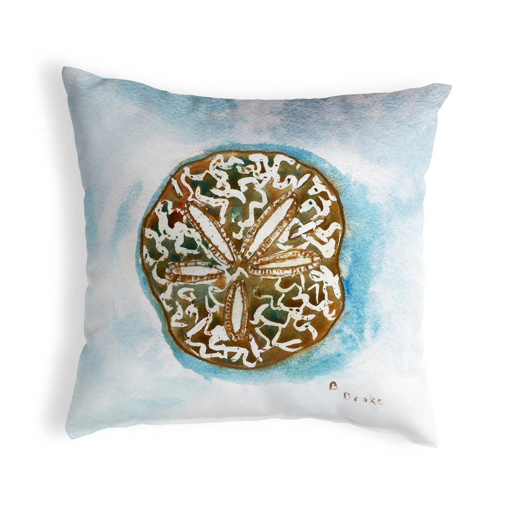 Betsy's Sand Dollar No Cord Pillow 18x18