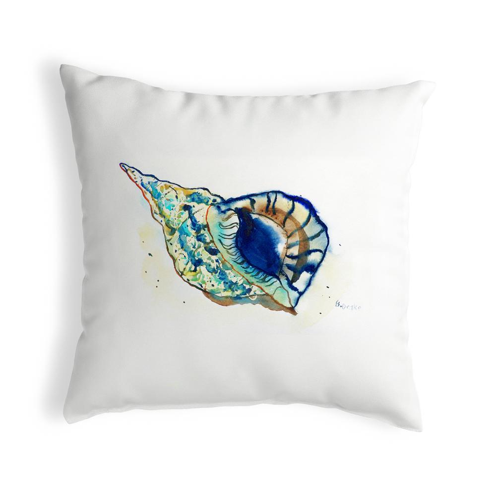 Betsy's Shell No Cord Pillow 18x18