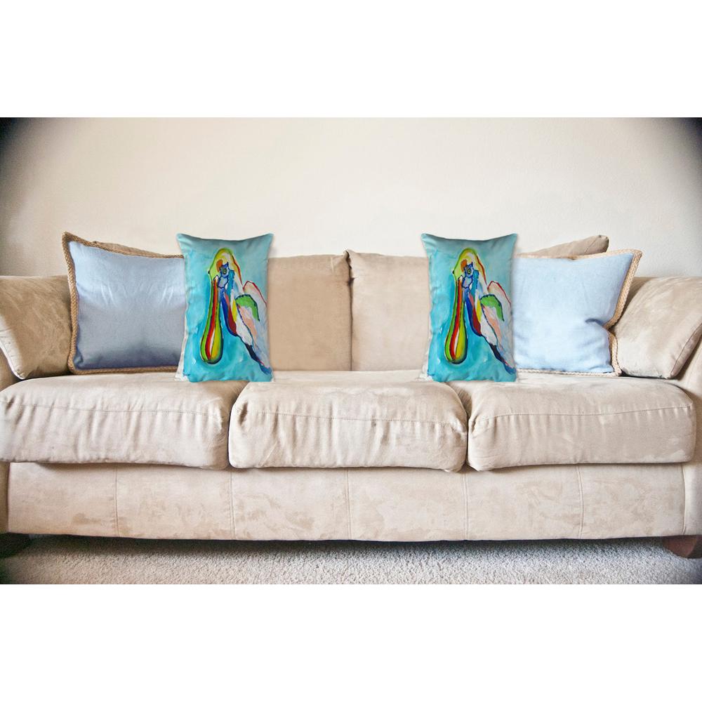 Spoonbill Head No Cord Pillow 16x20