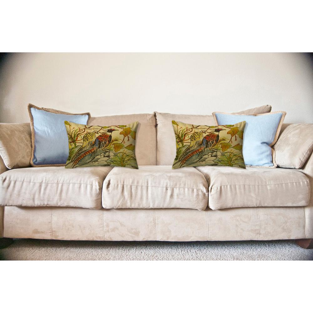 Pheasant Noncorded Pillow 16x20