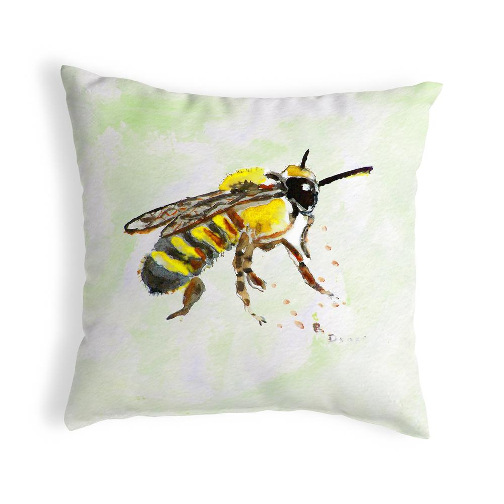 Bee No Cord Pillow 18x18