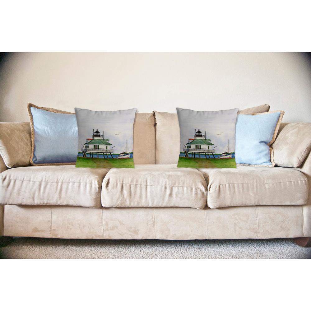 Hopper Strait Lighthouse No Cord Pillow 16x20