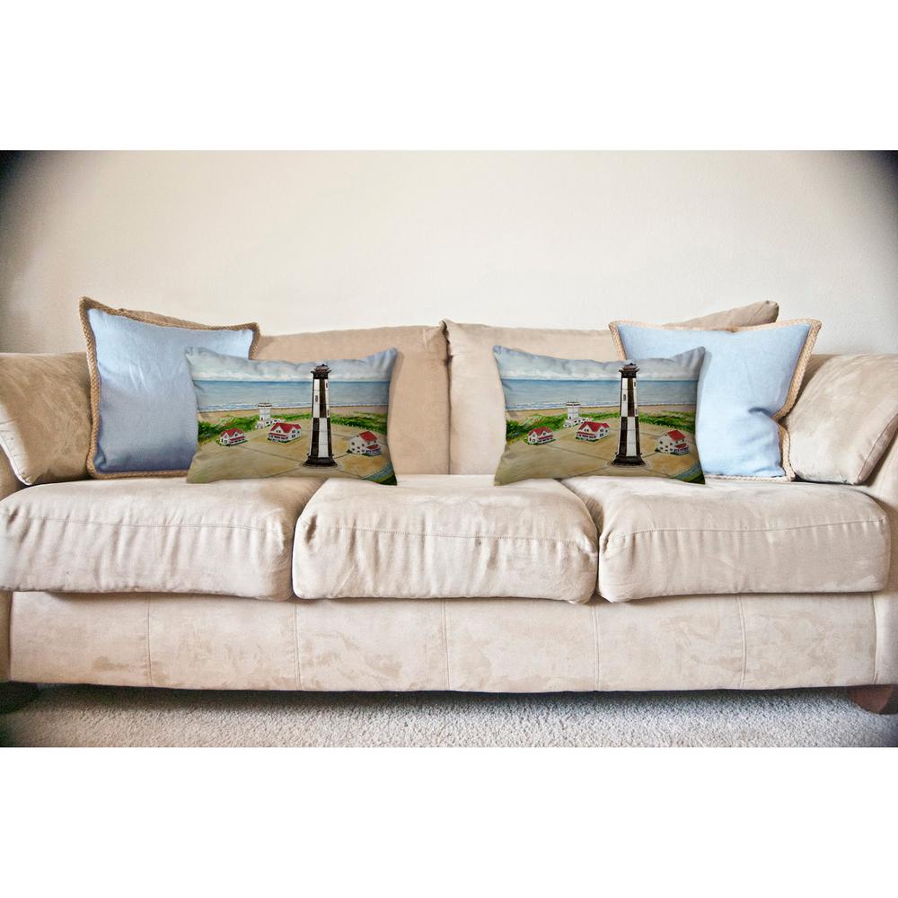 Cape Henry Lighthouse No Cord Pillow  16x20