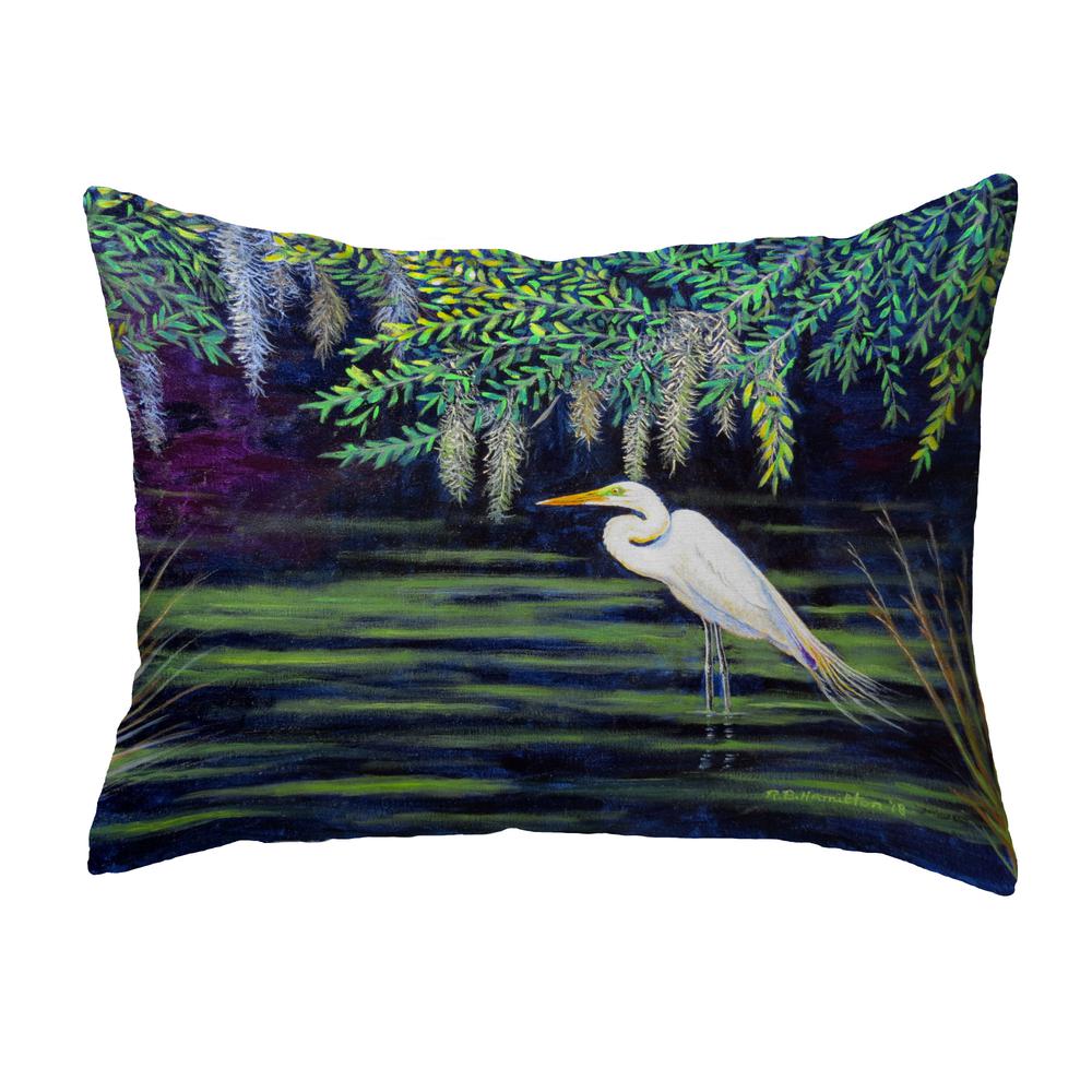 Egret Lagoon Noncorded Indoor/Outdoor Pillow 16x20