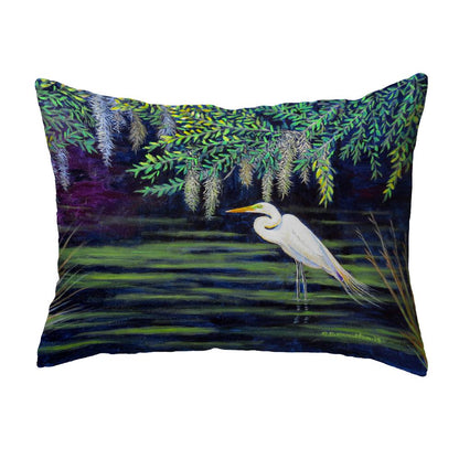 Egret Lagoon Noncorded Indoor/Outdoor Pillow 16x20