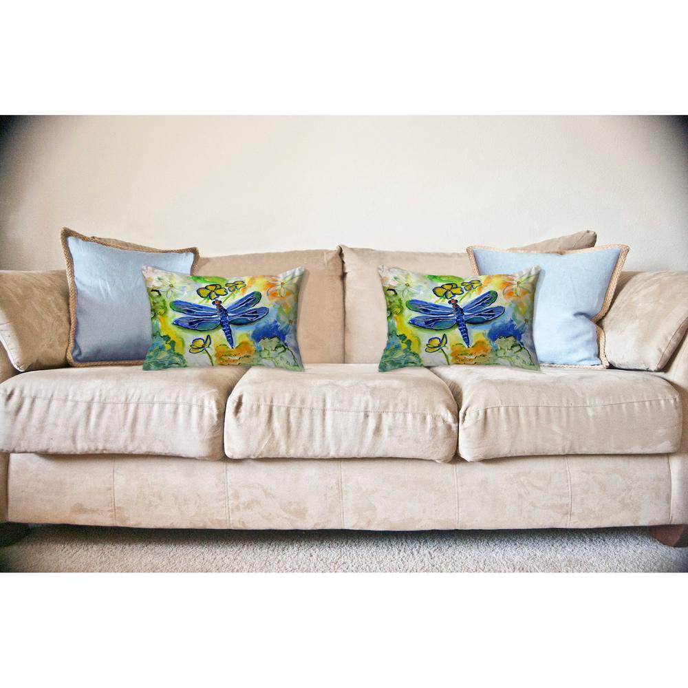 DragonFly's Garden No Cord Pillow 16x20