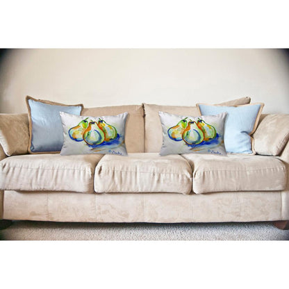 Three Pears No Cord Pillow 16x20