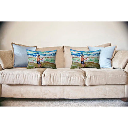 Boy & Surf No Cord Pillow 16x20