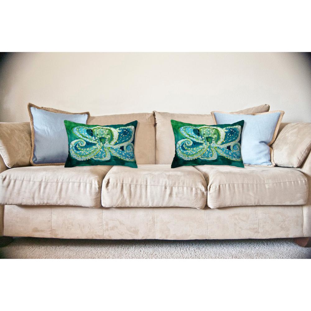 Octopus No Cord Pillow 16x20