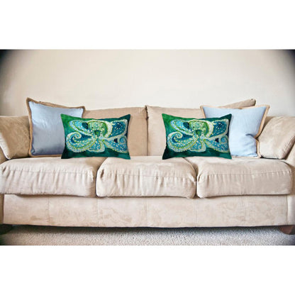Octopus No Cord Pillow 16x20