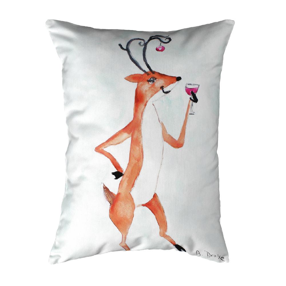 Deer Party No Cord Pillow 16x20
