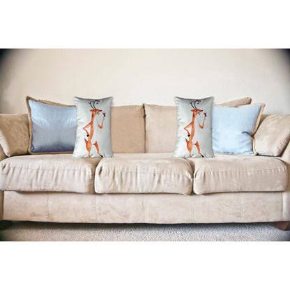 Deer Party No Cord Pillow 16x20
