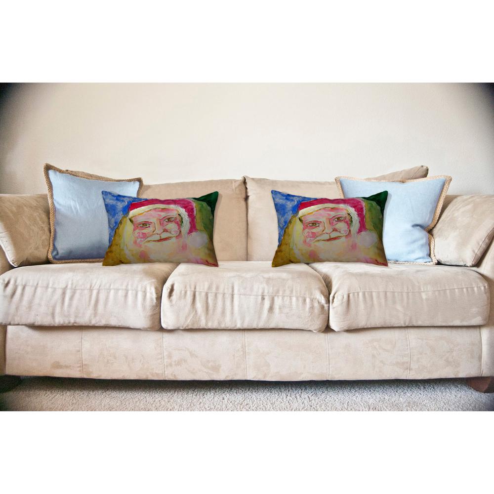 Santa Face No Cord Pillow 18x18