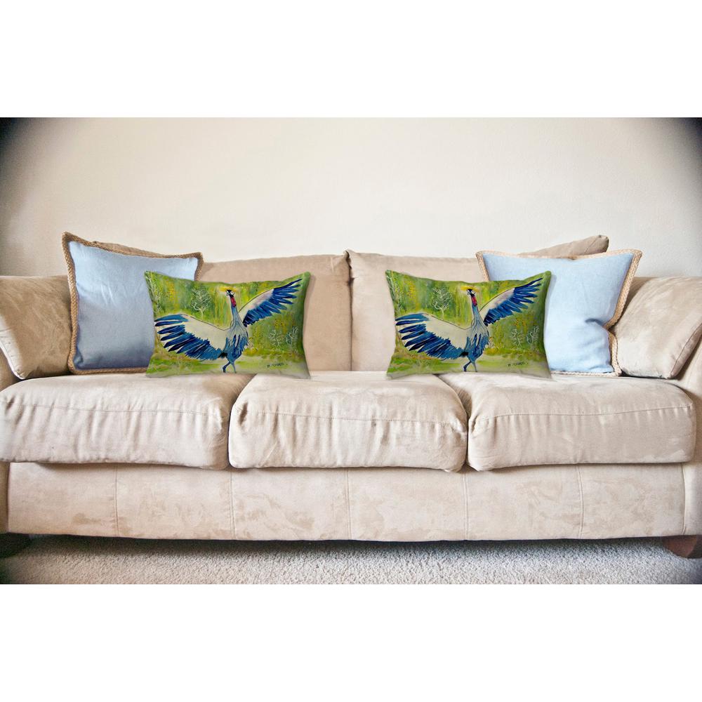 Dancing Crane No Cord Pillow 16x20