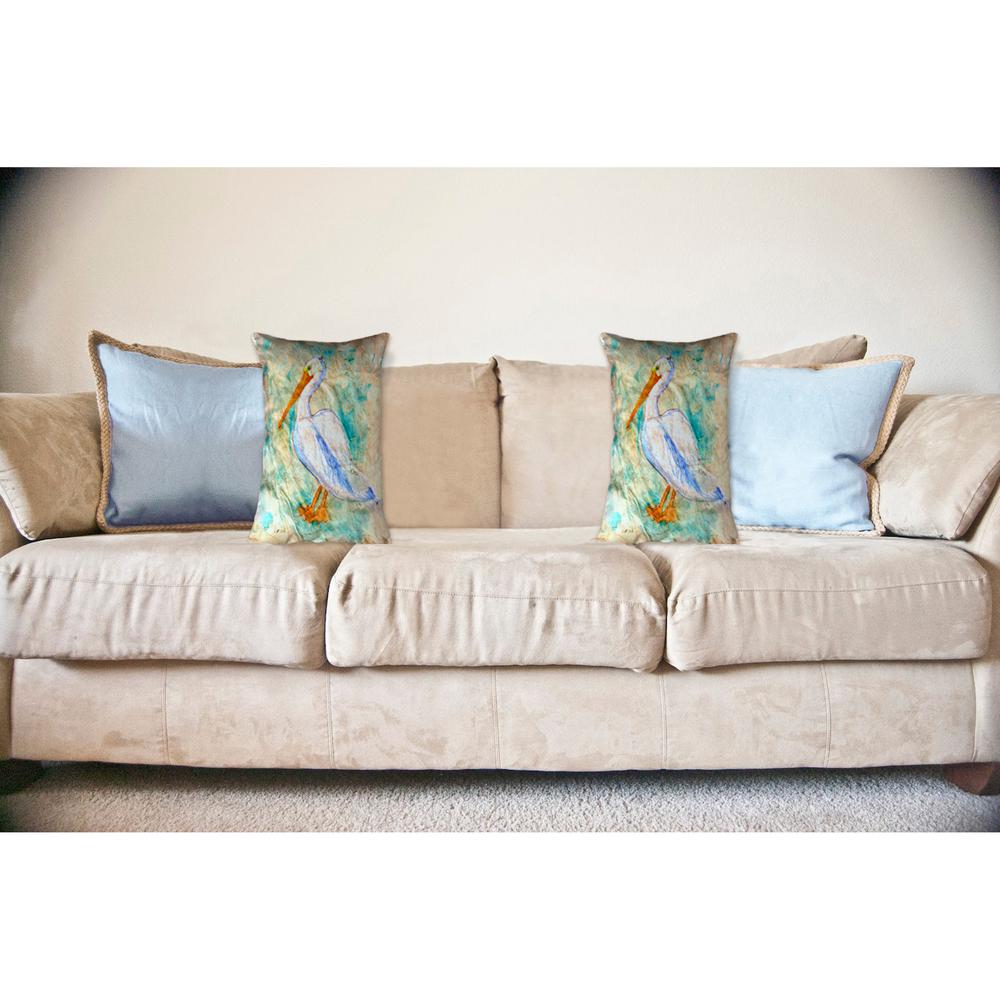 Pelican on Rice No Cord Pillow 16x20