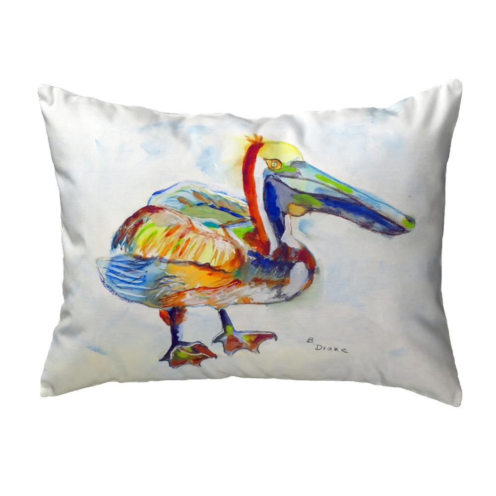 Heathcliff Pelican No Cord Pillow 16x20