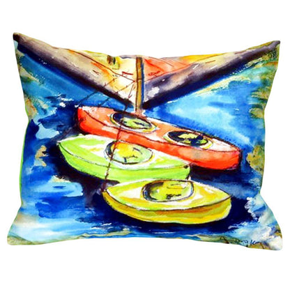 Kayaks No Cord Pillow 16x20