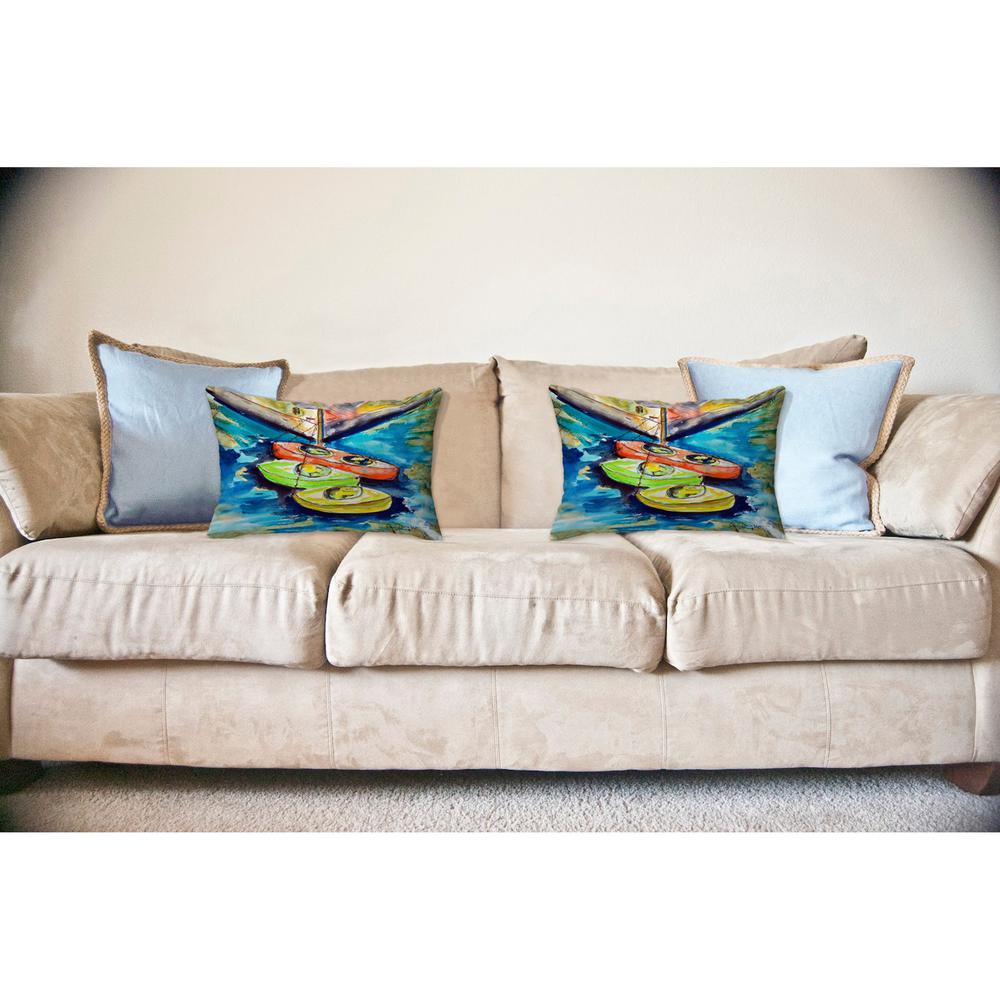 Kayaks No Cord Pillow 16x20