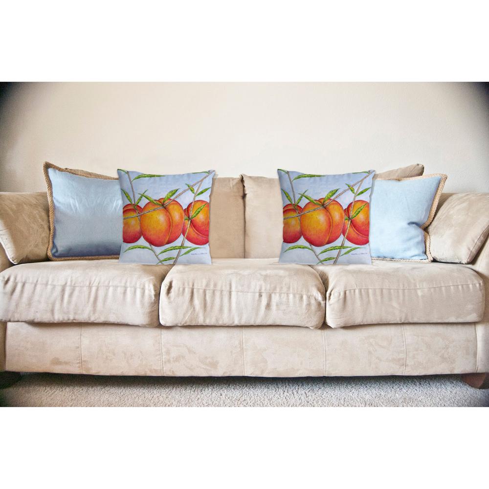Peaches Noncorded Pillow 18x18