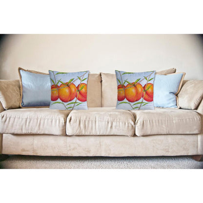Peaches Noncorded Pillow 18x18
