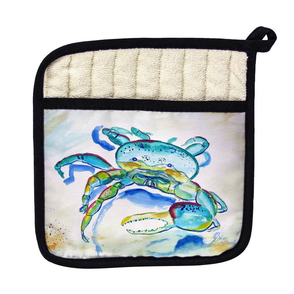 Blue Fiddler Crab Pot Holder