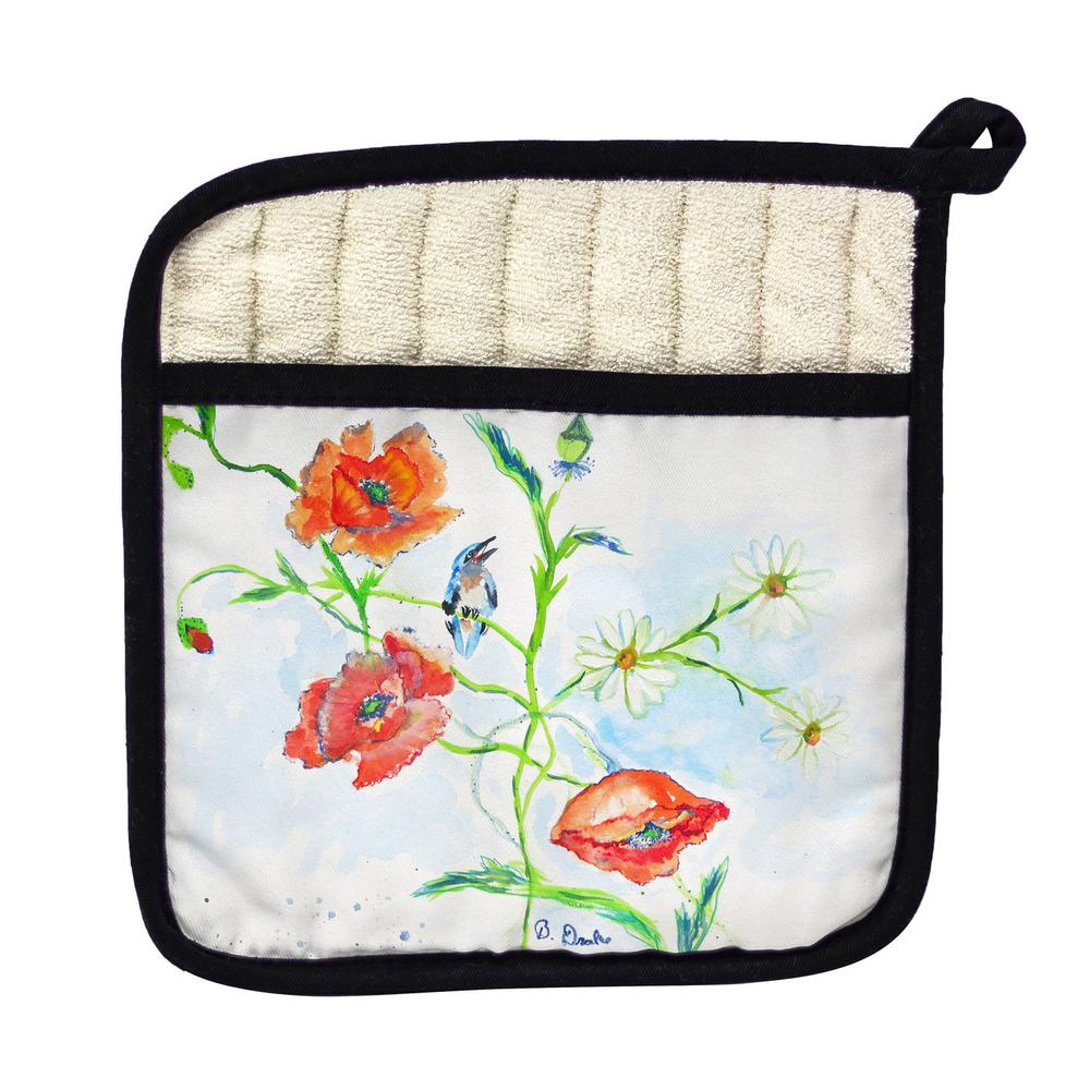 Poppies & Daisies Pot Holder