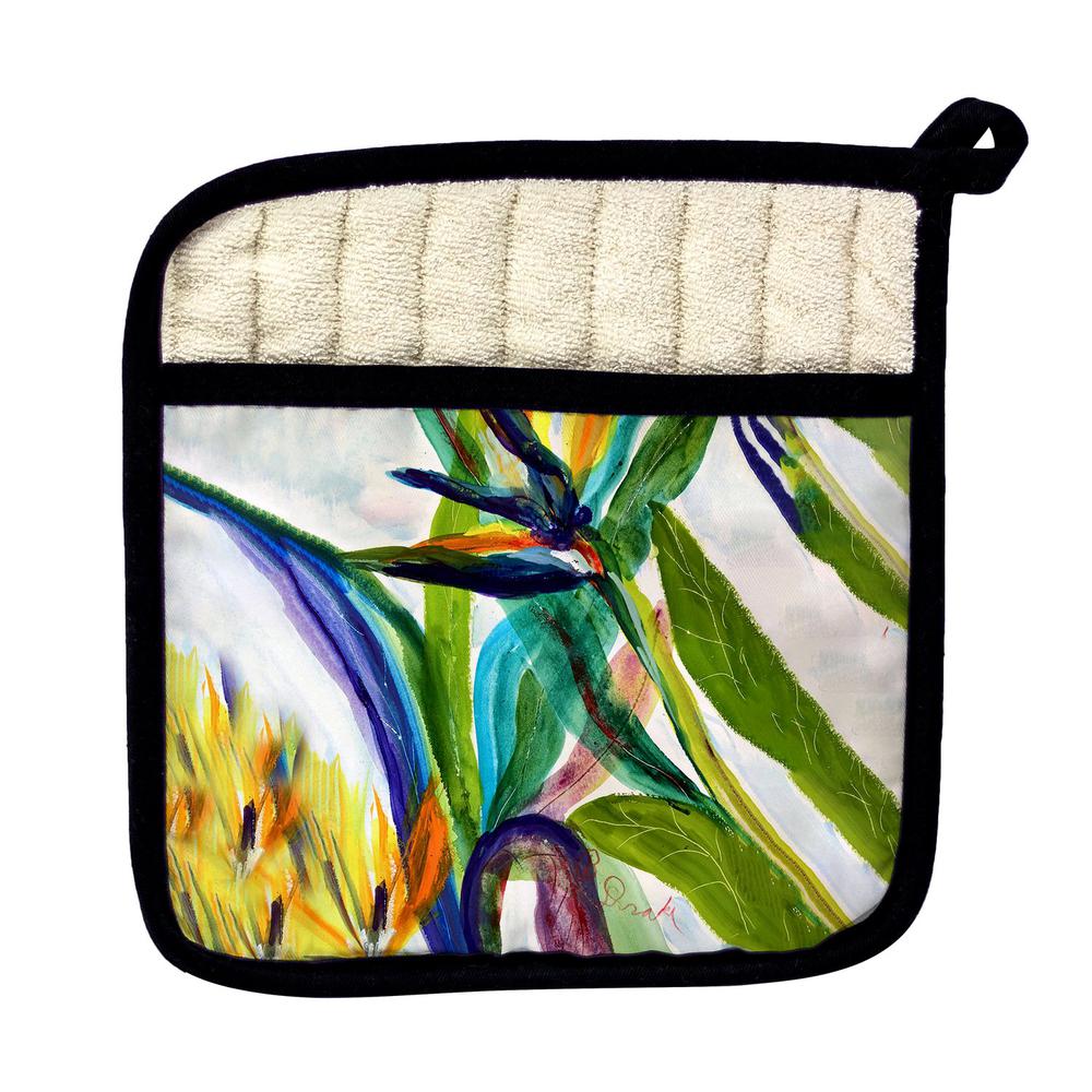Teal Paradise II Pot Holder