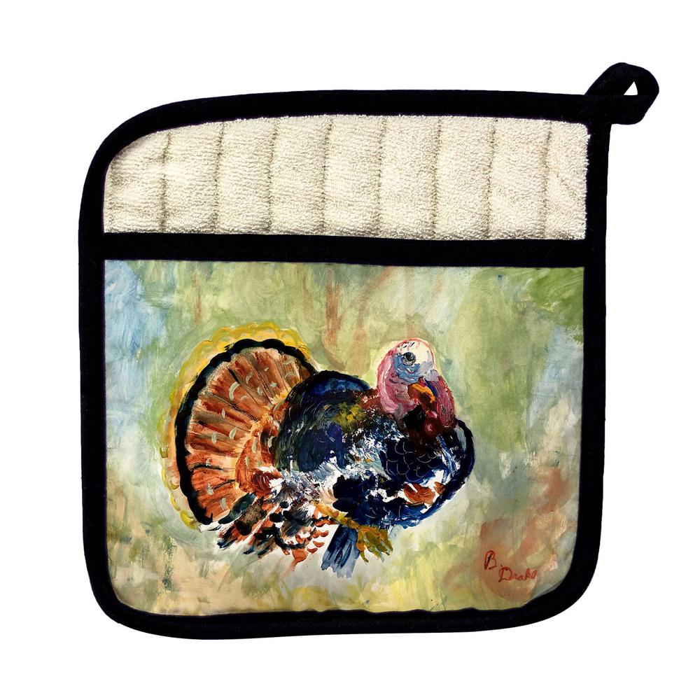 Colorful Turkey Pot Holder
