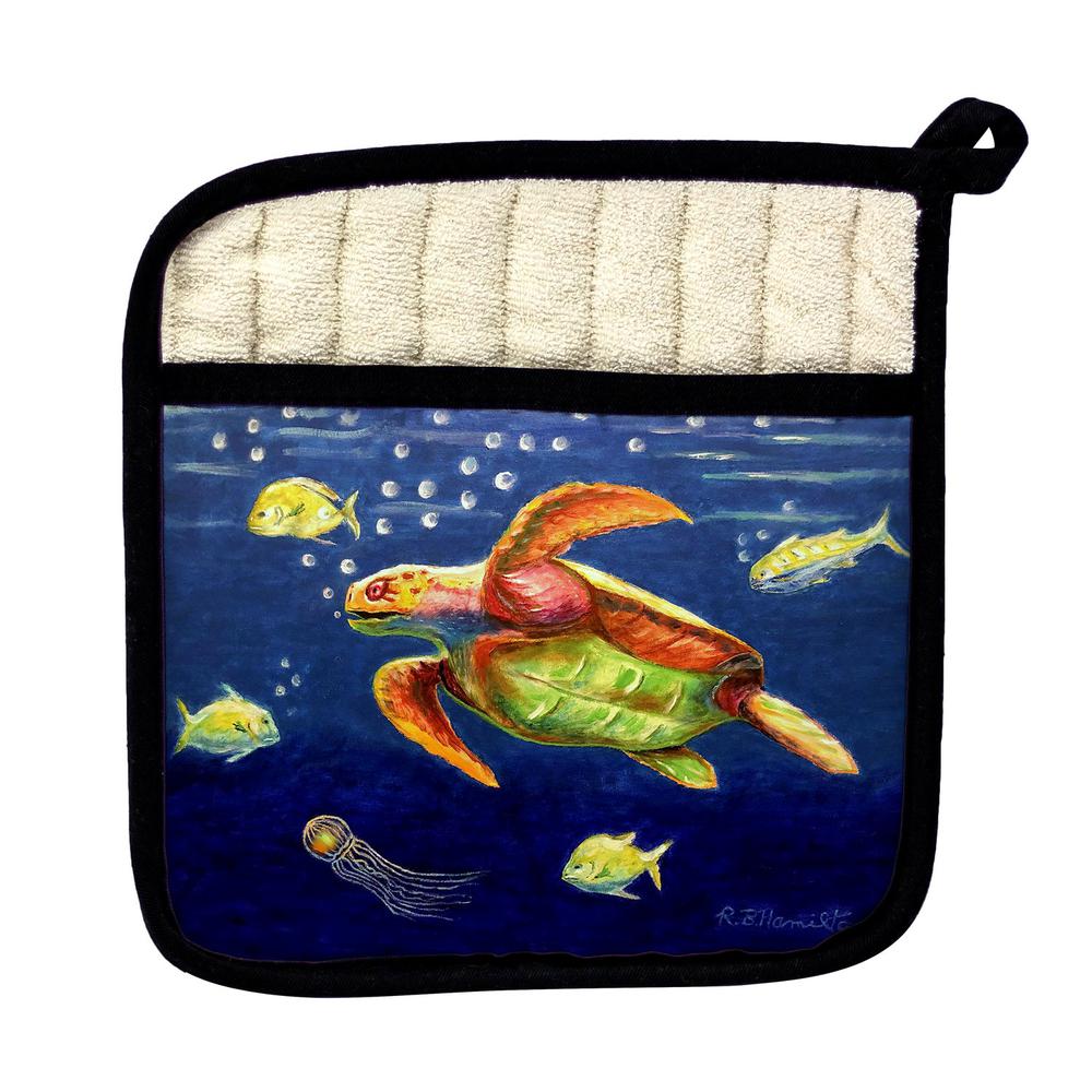 Dick's Sea Turtle Pot Holder