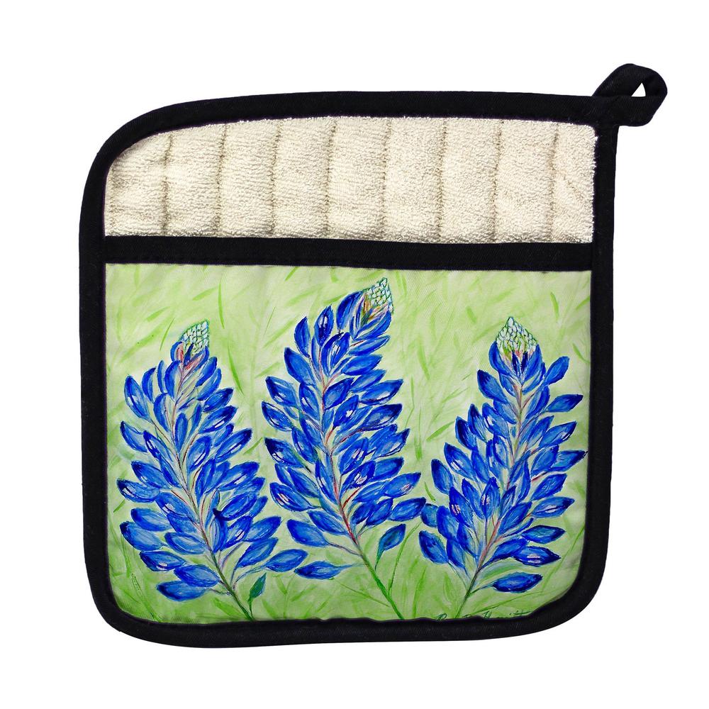 Blue Bonnets Pot Holder