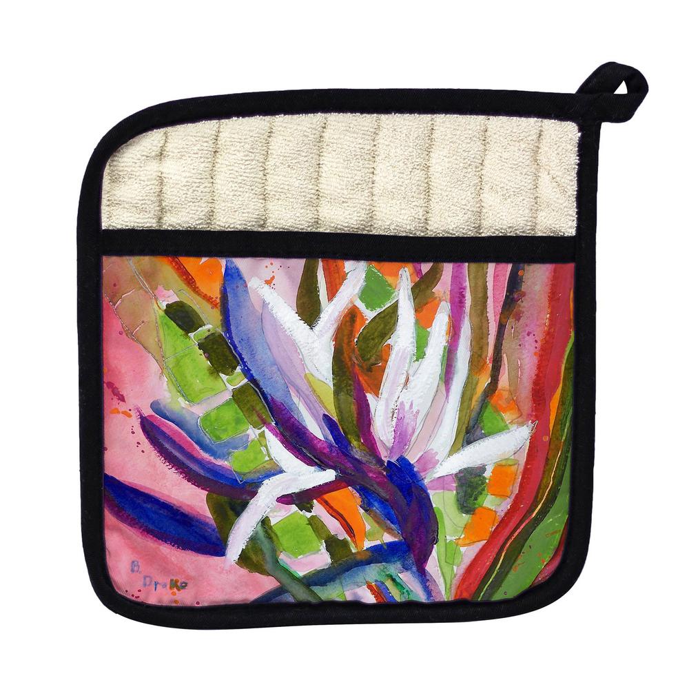 Betsy's Bird of Paradise Pot Holder