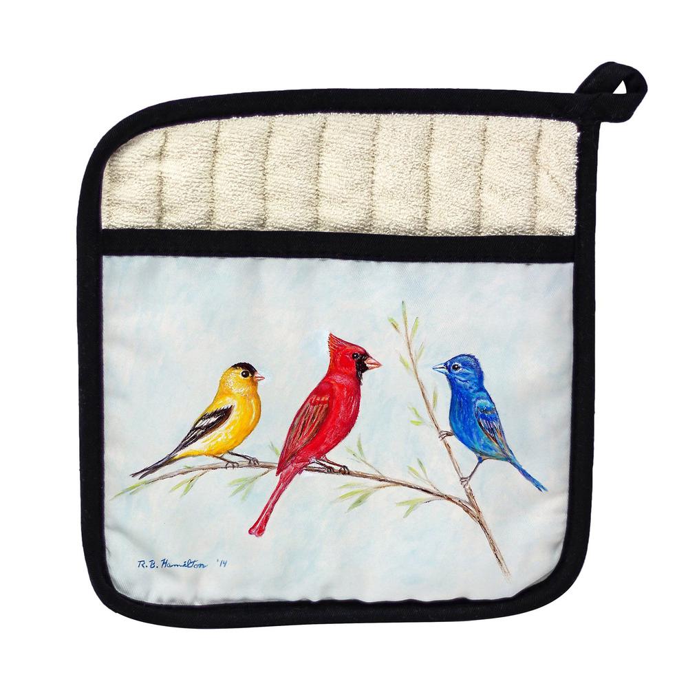 Three Birds Pot Holder