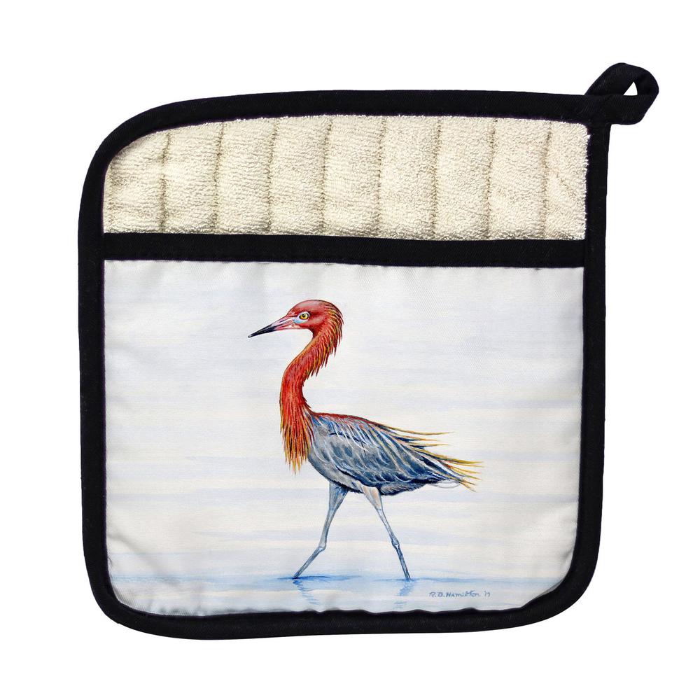 Reddish Egret Pot Holder