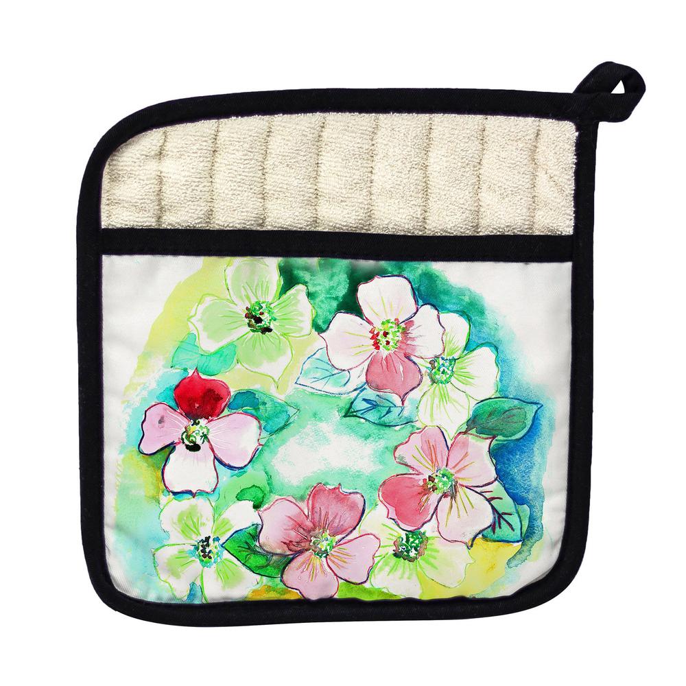 Flower Wreath Pot Holder