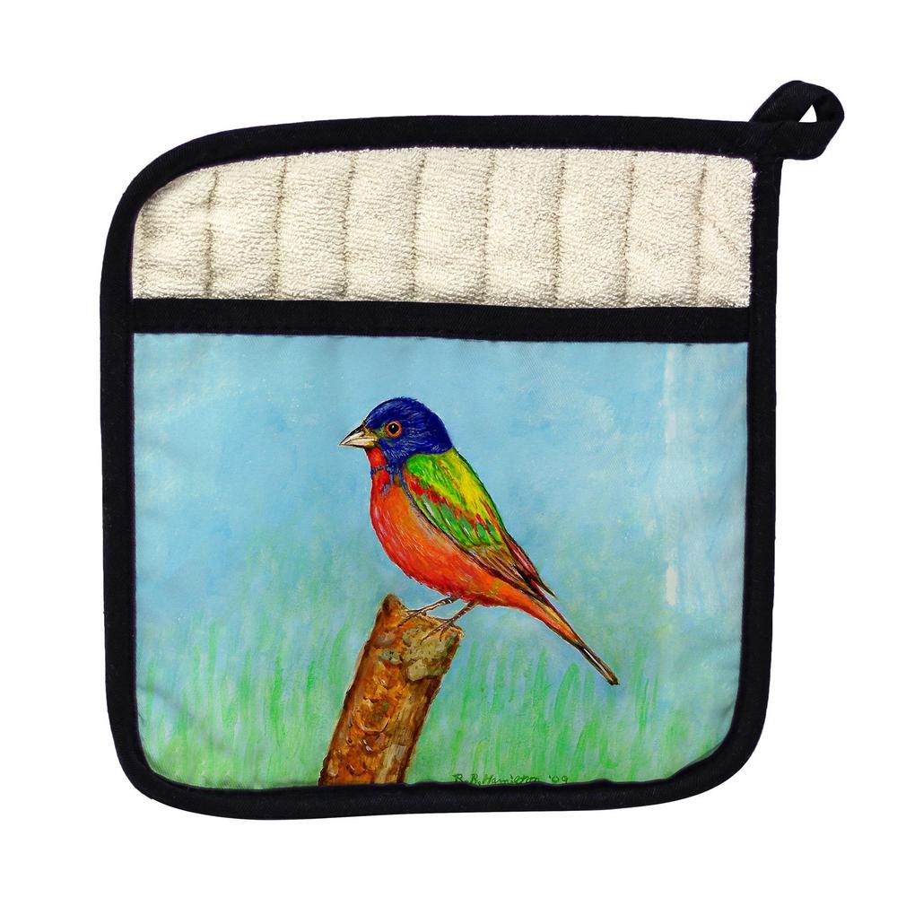 Painted Bunting Pot Holder