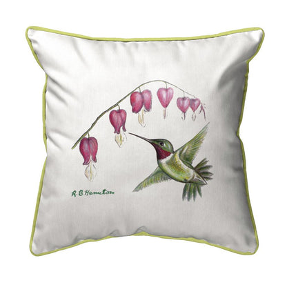 Hummingbird Small Indoor/Outdoor Pillow 12x12
