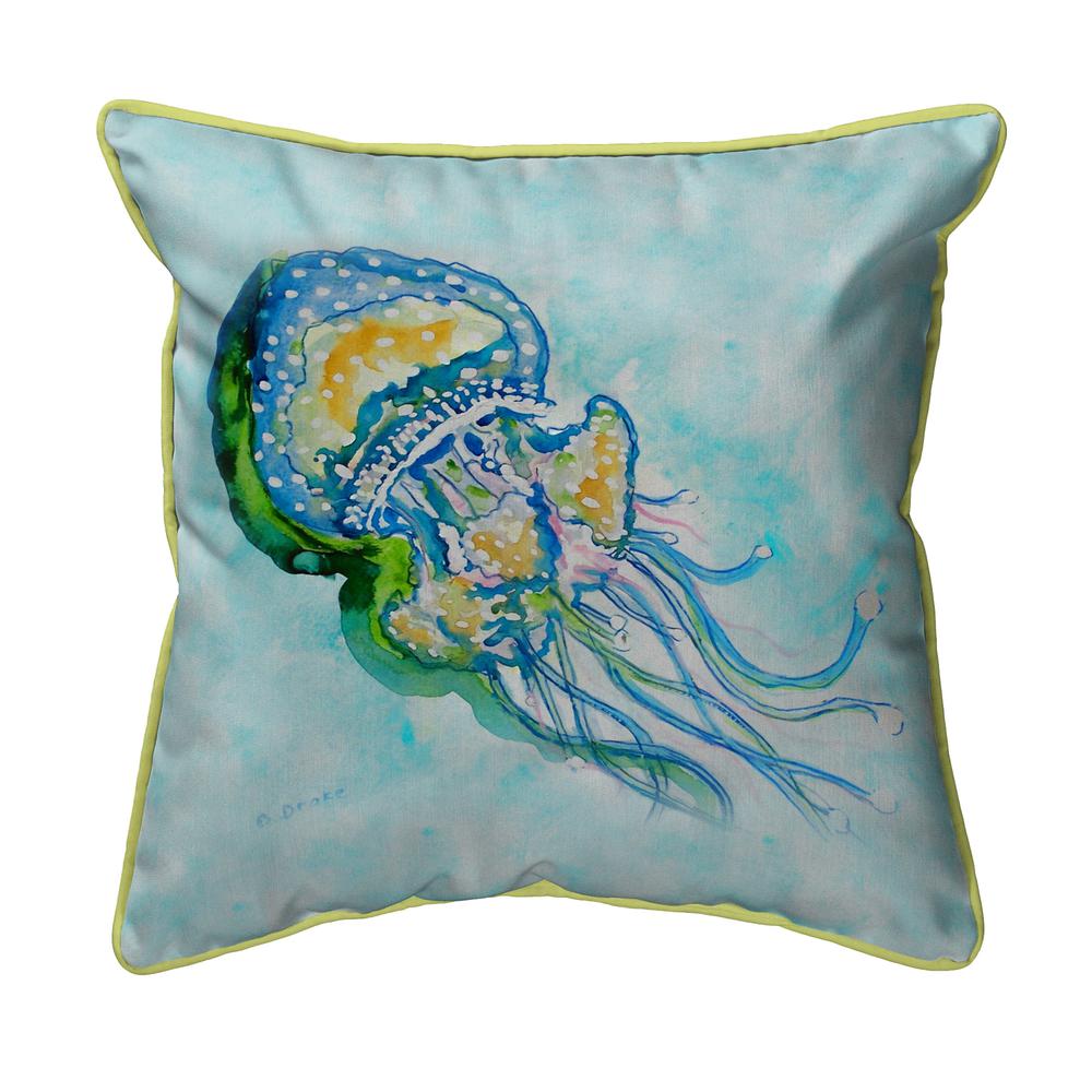 Jelly Fish Small Indoor/Outdoor Pillow 12x12