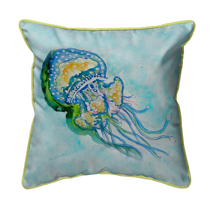 Jelly Fish Small Indoor/Outdoor Pillow 12x12