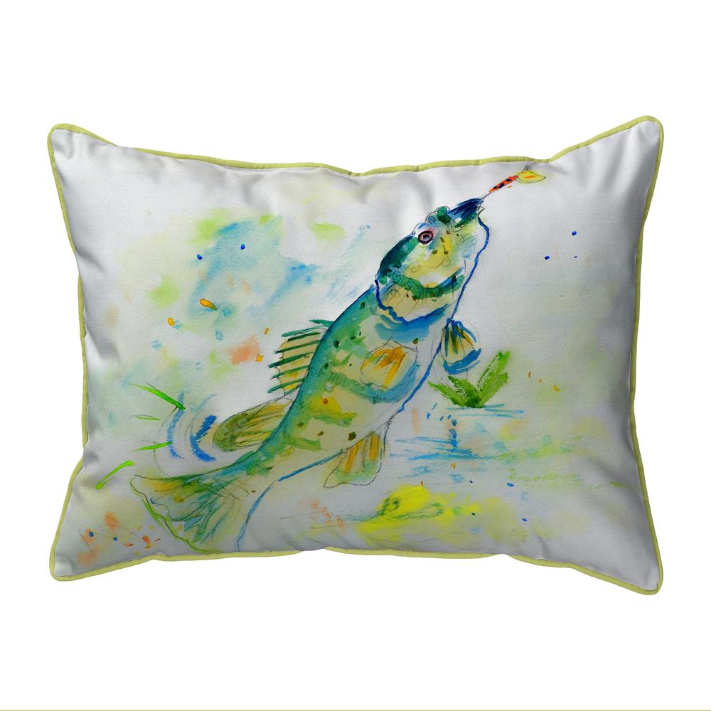 Yellow Perch Small Indoor/Outdoor Pillow 11x14