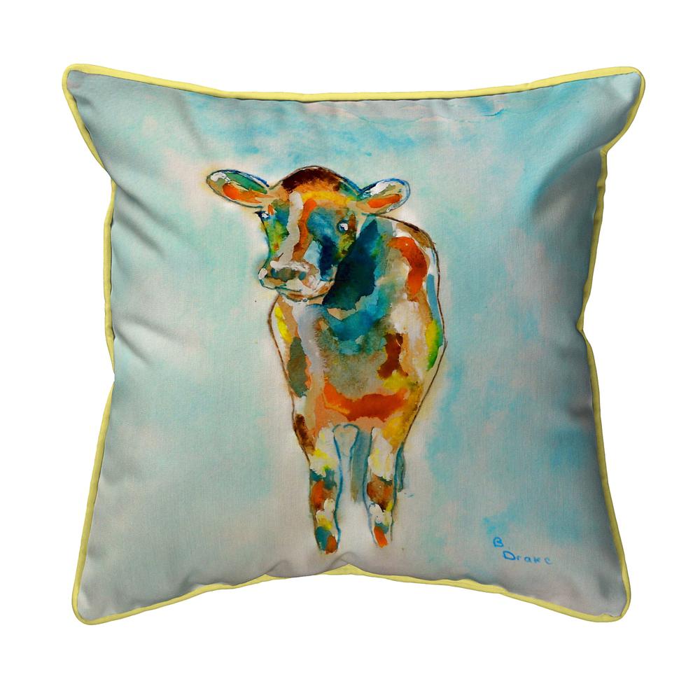 Betsy's Cow Small Indoor/Outdoor Pillow 12x12