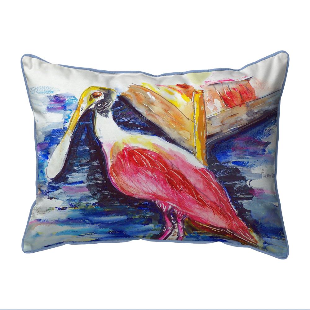 Spoonbill Small Indoor/Outdoor Pillow 11x14