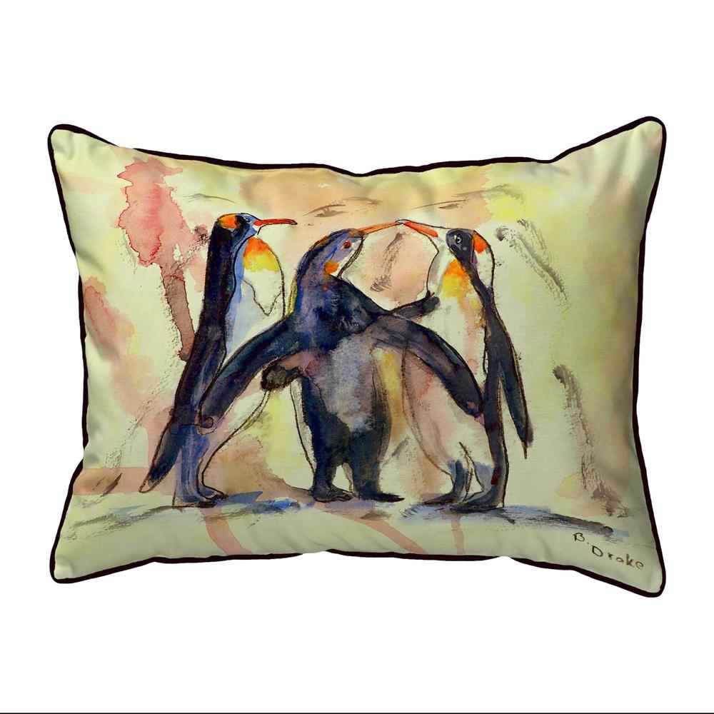 Penguins Small Indoor/Outdoor Pillow 11x14