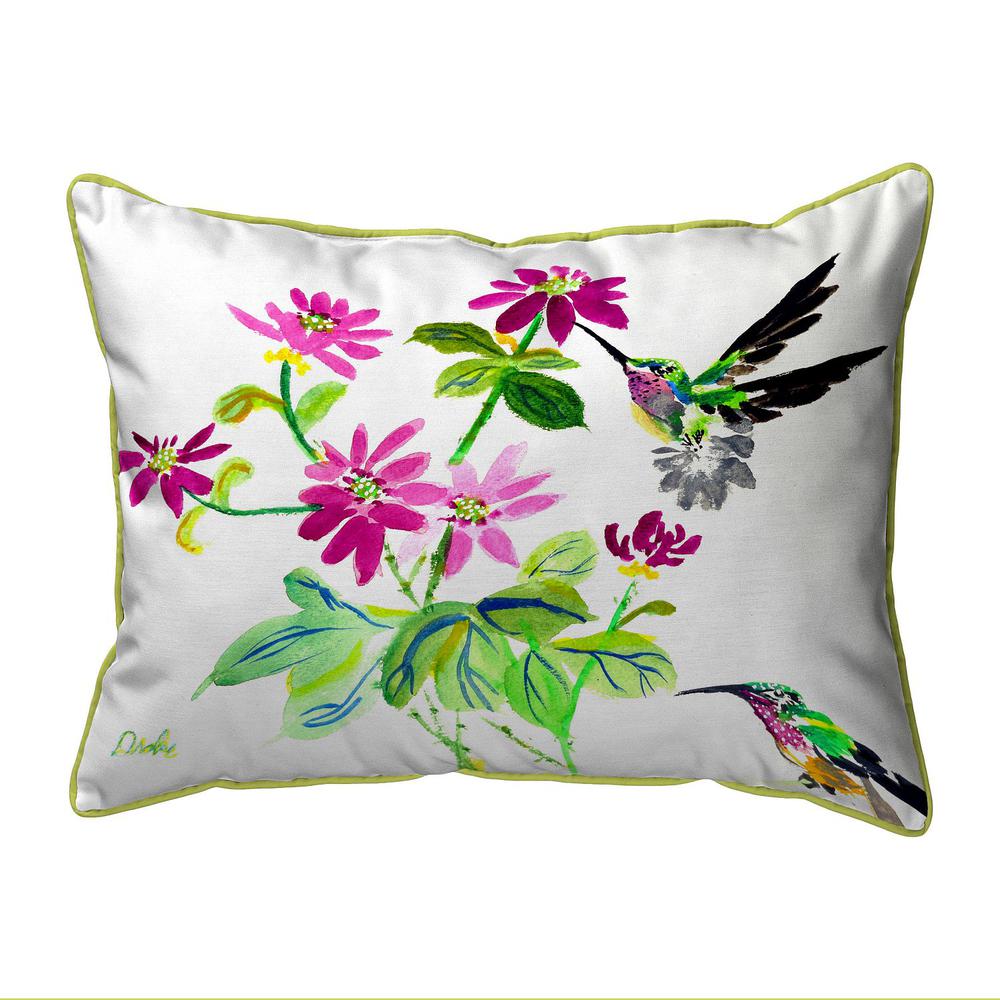 Ruby Throat Small Indoor/Outdoor Pillow 11x14